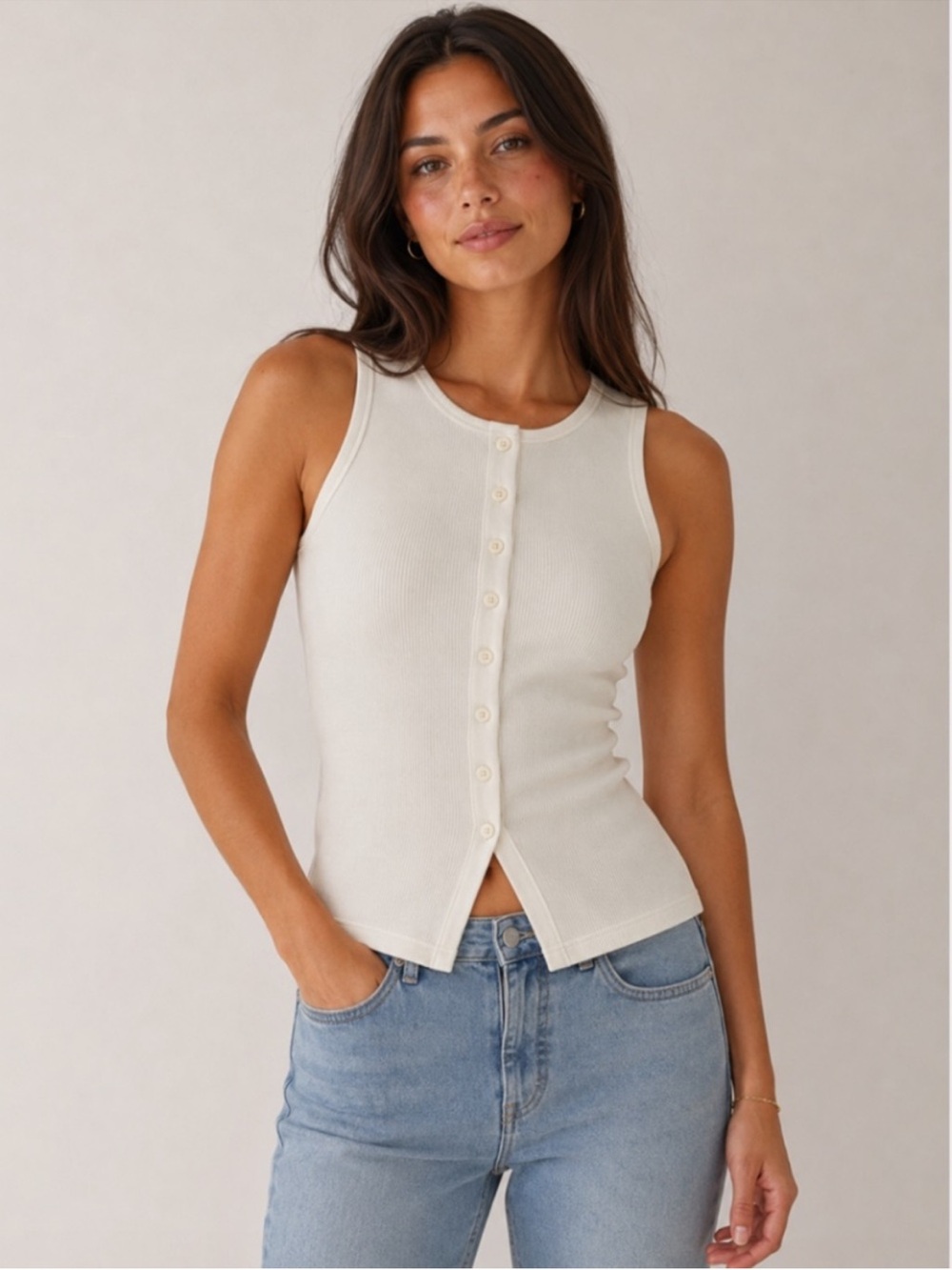 NWT JCrew Rib Sleeveless Top